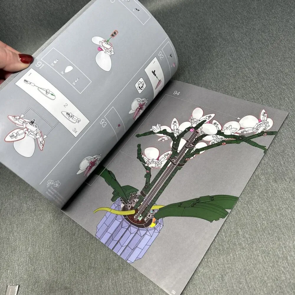 LEGO Icons Orchid 10311 Botanical Collection Instruction Manual Booklet ONLY